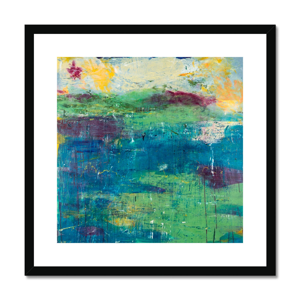 Deep Sea Dreaming Framed & Mounted Print