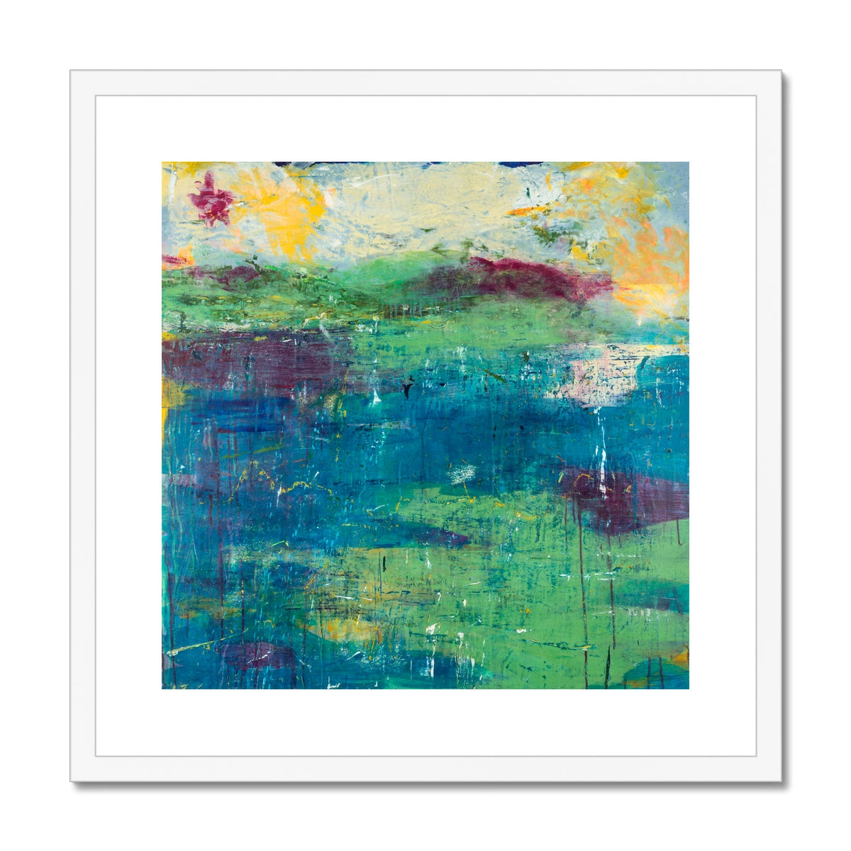 Deep Sea Dreaming Framed & Mounted Print